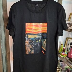 Scaredy Cat * Reimagining of Van Goth's "The Scream"